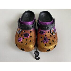 Crocs Disney Hocus Pocus Slip On Classic Clogs Sandals Jibbitz Sz Women’s 6 NEW